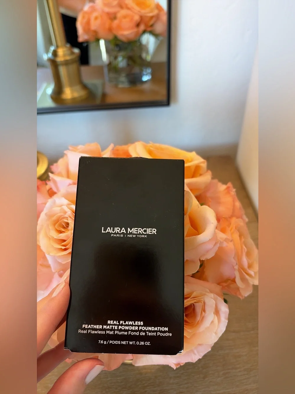 Laura Mercier Real Flawless Feather Matte Powder Foundation - 2N Affogato